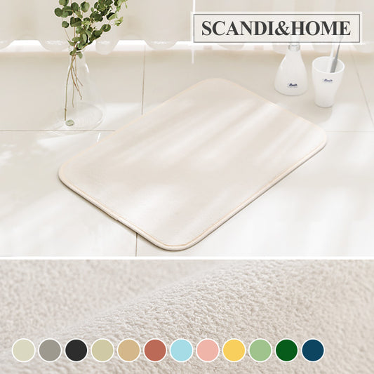 Scandinhome Comfy Minimal Short-Pile Seasonal Bath Mat 40x60 2pcs 地氈 地毯