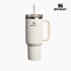 Stanley Quencher H2.0 Fluted Tumbler 1.18L, Cream Gloss