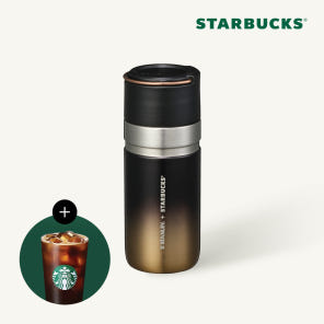 Starbucks 黑金色 473ml 保溫杯