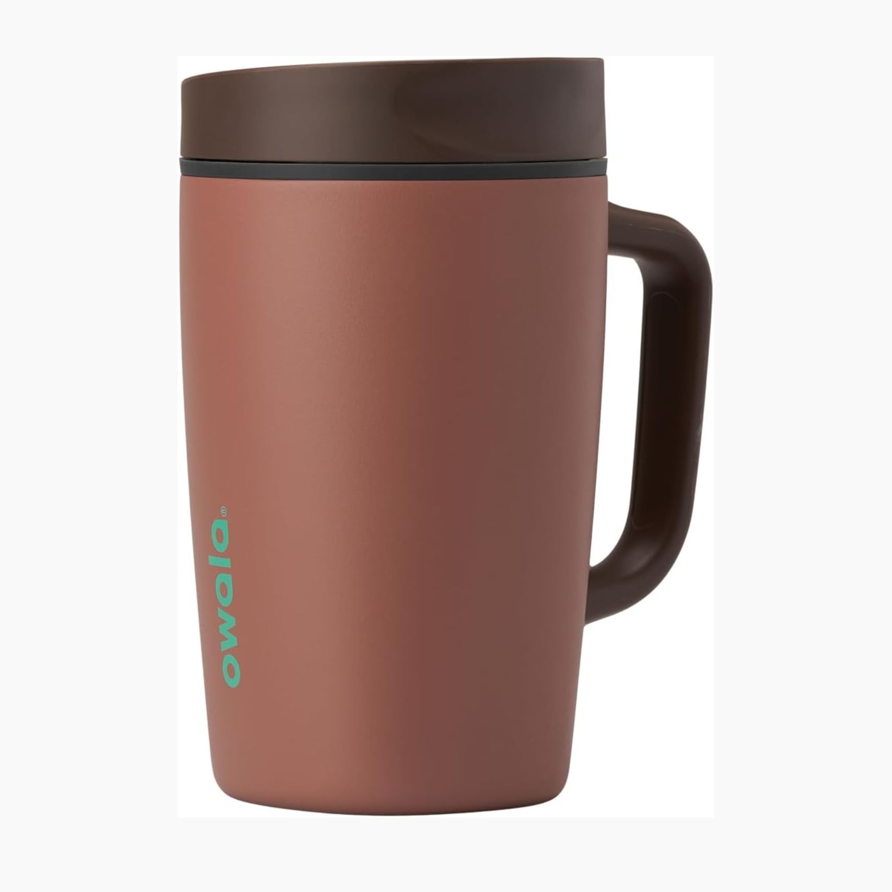 Owala SmoothSip Slider 保溫杯 12oz 滑蓋鎖定 附提把 不鏽鋼 Cozy Cocoa