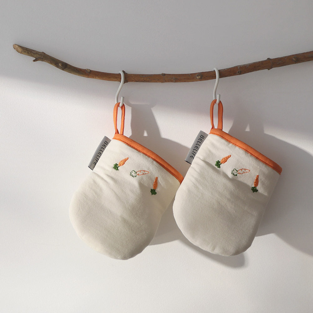 韓國製 BELLELIFE  刺繡廚房手套