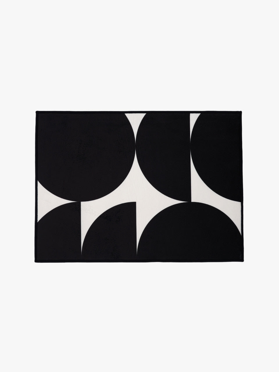 dropdropdrop MOONY MOONIE BLACK 廚房地墊 70x50cm