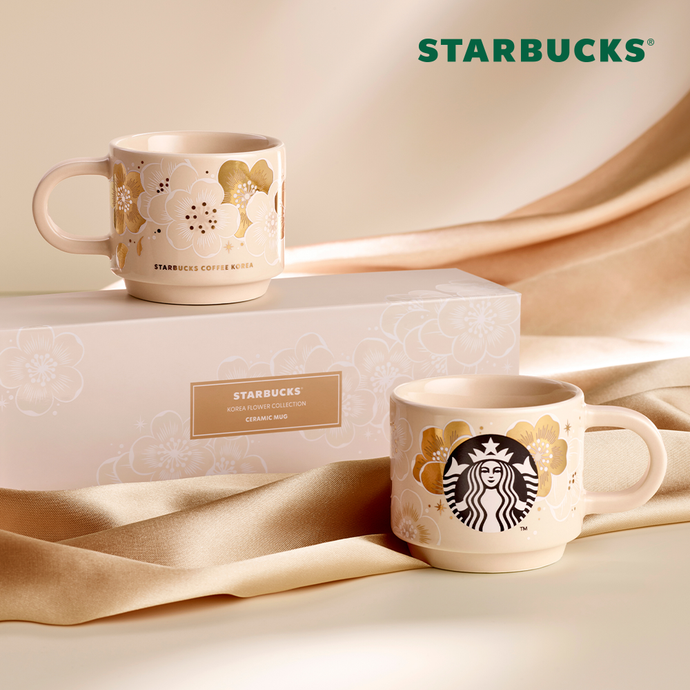 Starbucks 星 巴克 Pear Blossom Demi Mug 89ml 2件組