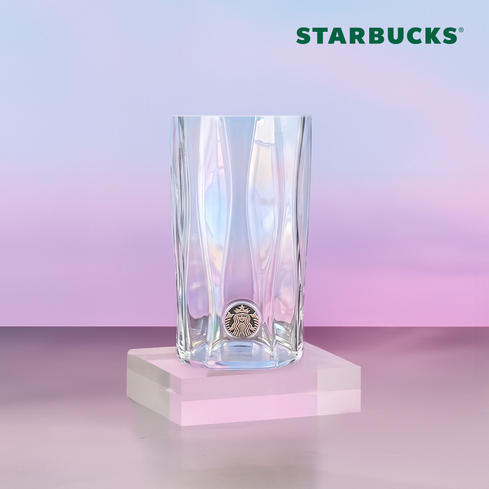 Starbucks 星 巴克 Summer Badge Glass 414ml 玻璃杯
