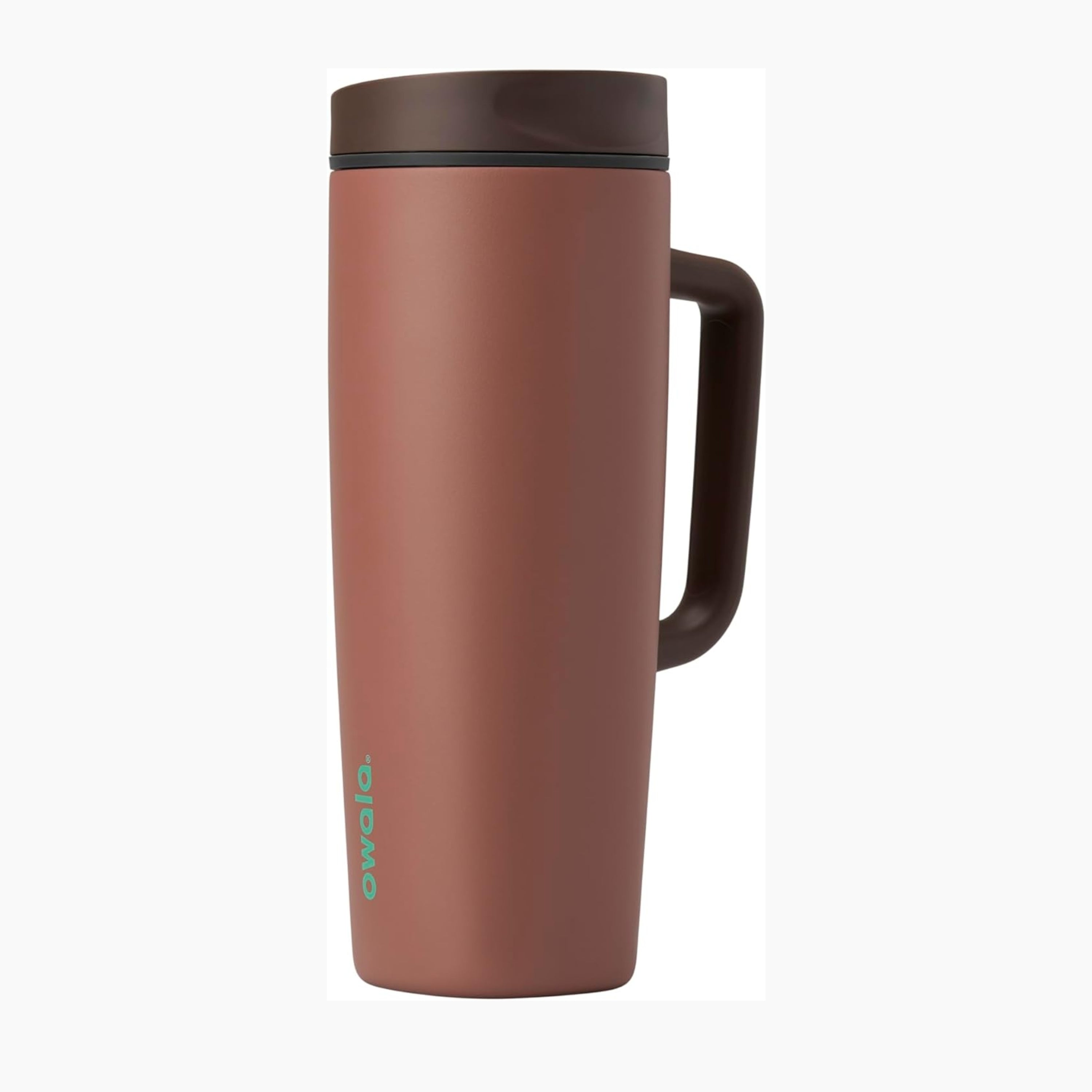 Owala SmoothSip Slider 保溫杯 24oz 滑蓋鎖定 附提把 不鏽鋼 Cozy Cocoa