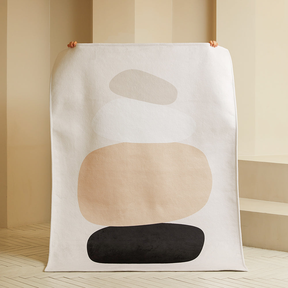 Scandinhome Pebble Short-Pile Washable Living Accent Rug 100x150 地氈 地毯