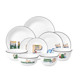 Corelle Peanuts 75周年紀念款 餐具組10件裝