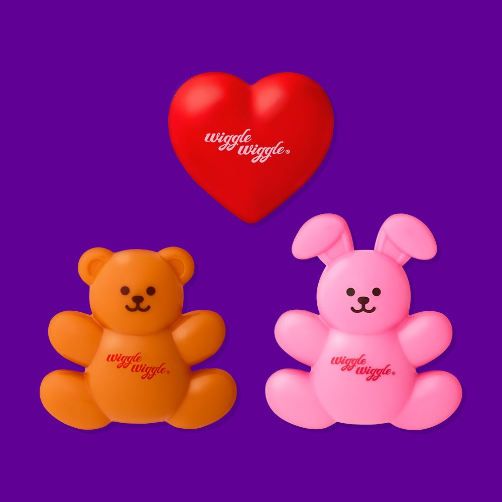 Wiggle Wiggle 大號磁鐵夾組 - 熊&兔子