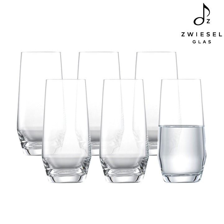 Zwiesel Glas [Pure系列] 德國製造 無鉛水晶 多功能水晶酒杯 357ml 6入組｜質感酒杯店推薦