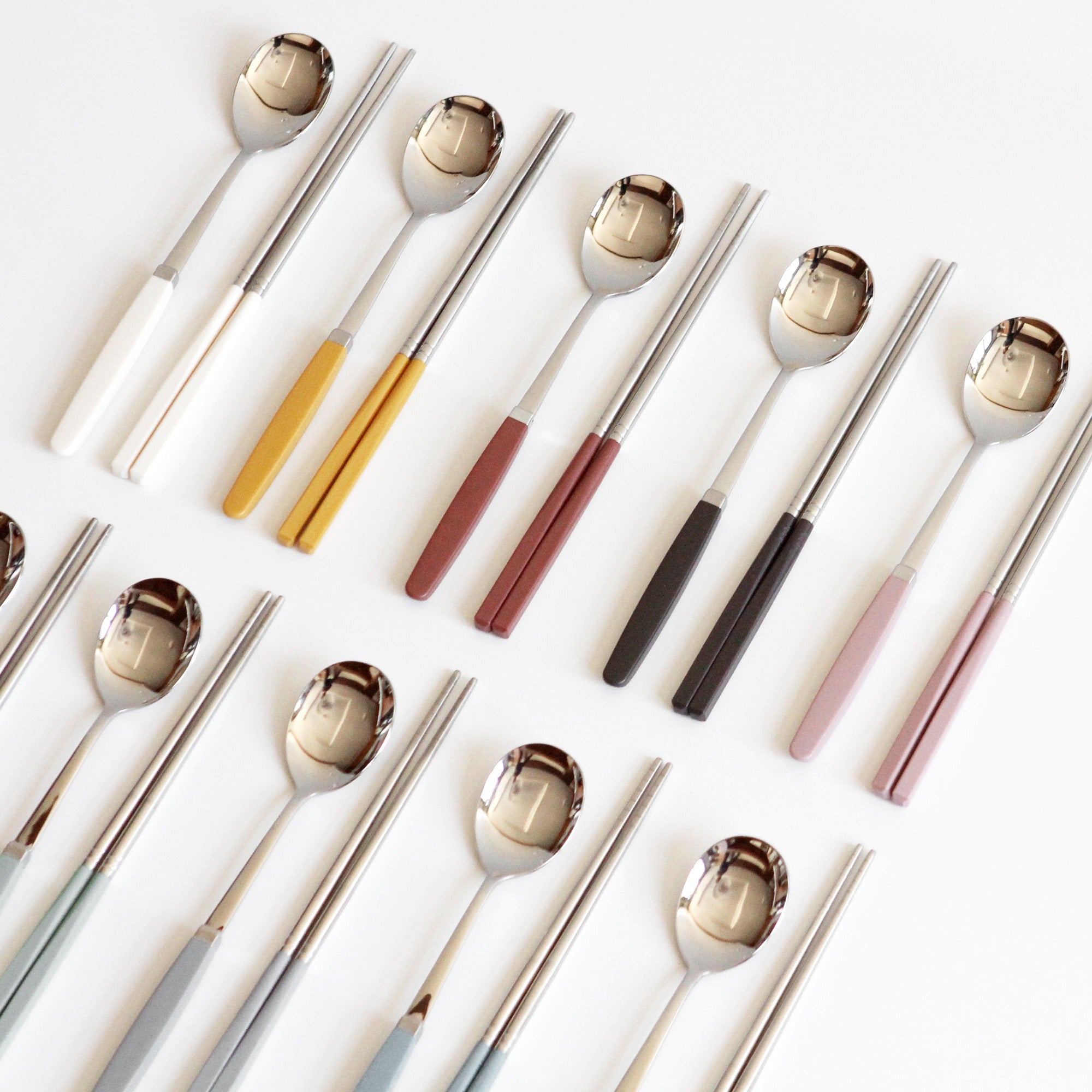 【Buy 1 Get 1 Free】韓國製造 Kamome Kitchen 餐具｜筷子+匙羹