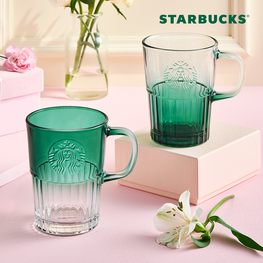 Starbucks 星 巴克 Dear You 漸層玻璃杯組 384ml (2件組）