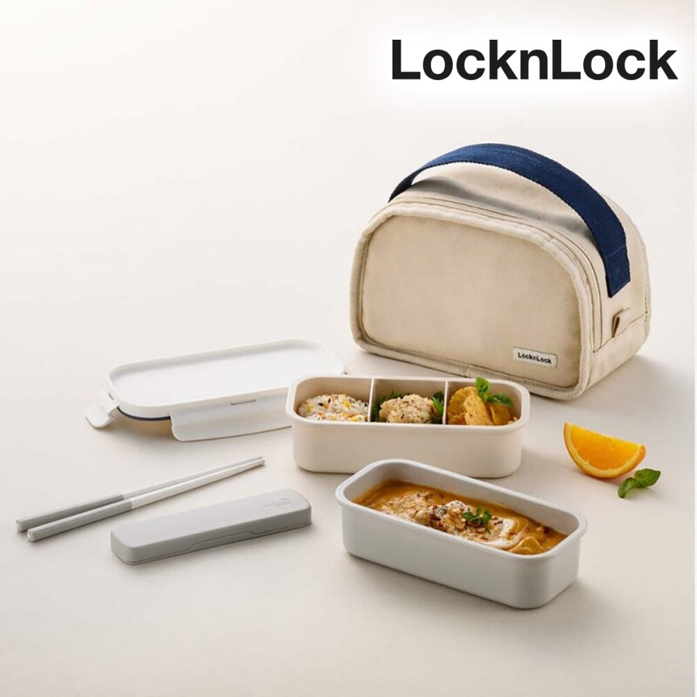 Locknlock 2層 上班族午餐盒 沙拉容器配菜容器 野餐盒