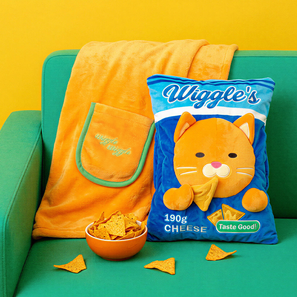 wiggle wiggle 抱枕兩用被 使用情境