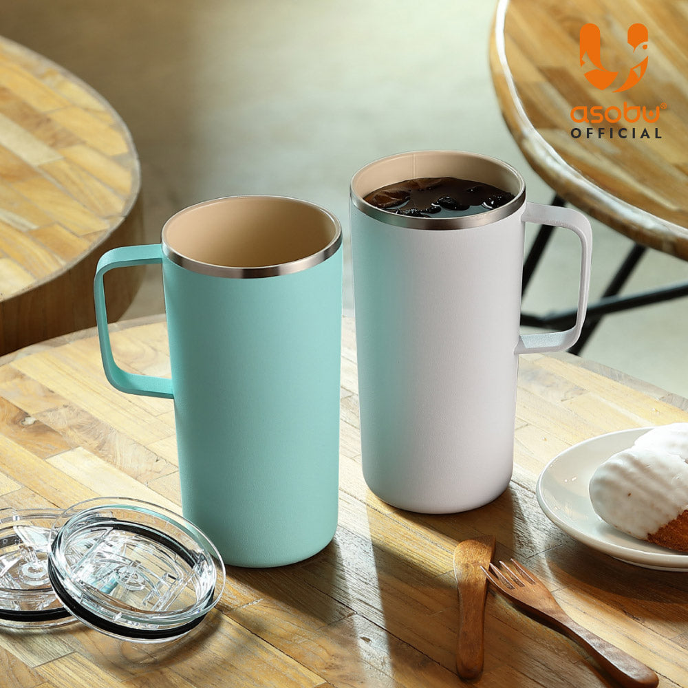 加拿大 Asobu 陶瓷塗層不鏽鋼杯 600ml