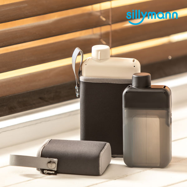 韓國sillymann  扁平時尚水壺 500ml WPK4234