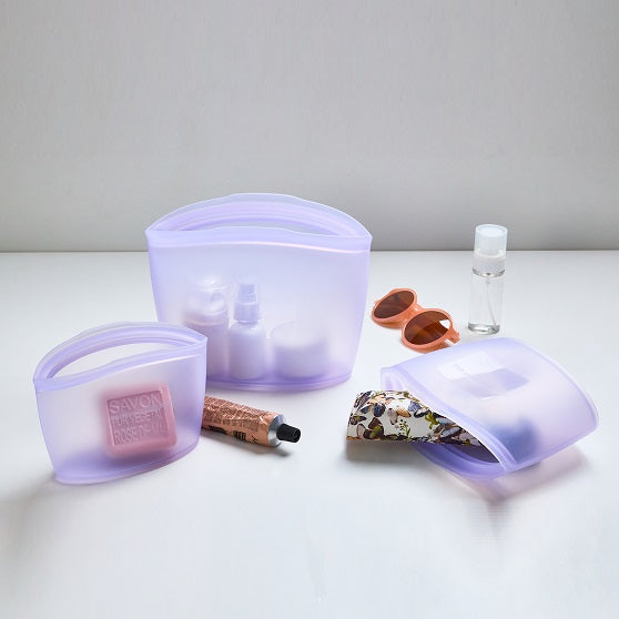 韓國製造 SILIPOT 矽膠夾鏈袋 3件套裝 （大+中+小各一）