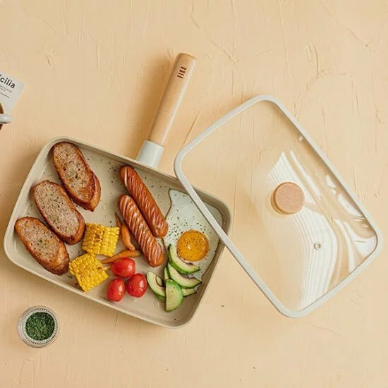 NeoFlam Pica 29cm IH Brunch Pan（大卷蛋盤）+玻璃蓋