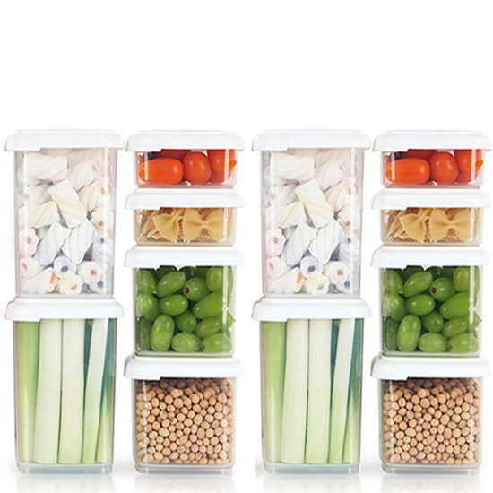 【韓國昌信】SENSE廚房全系列收納罐-B組  (240ml*4+650ml*4+1000ml*4)