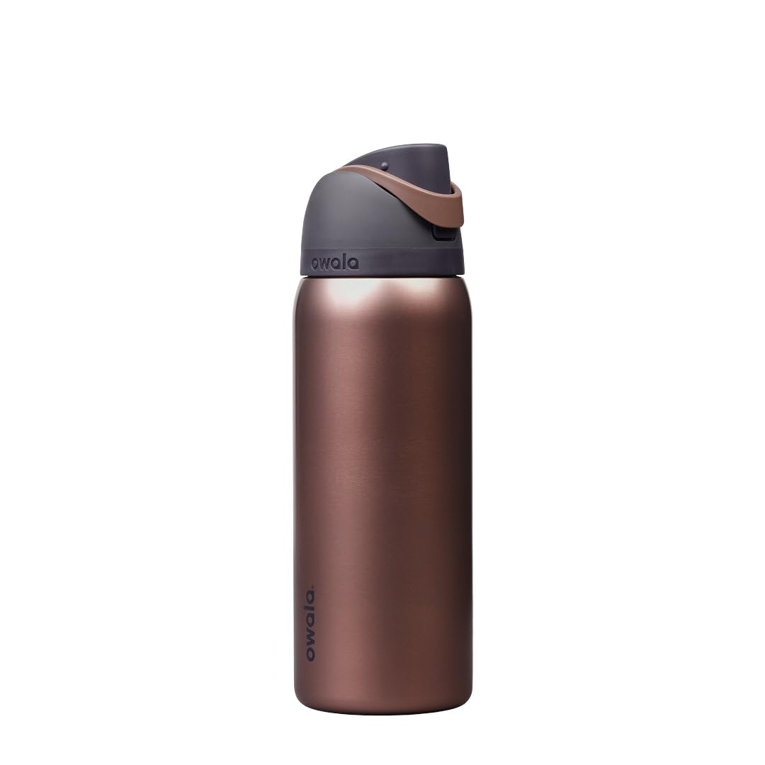 Owala FreeSip 不鏽鋼保溫吸管水瓶 32oz Desert Smoke
