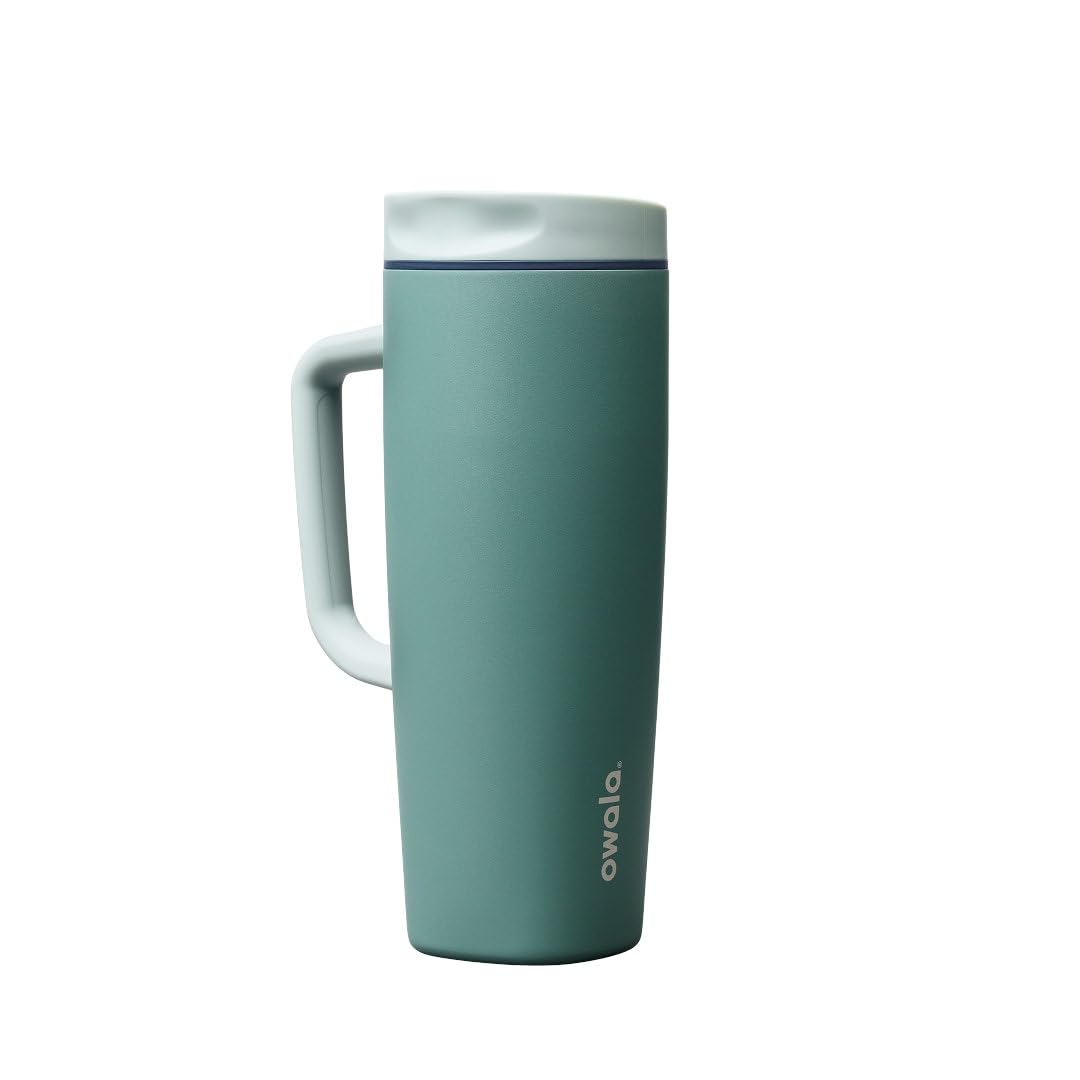 Owala SmoothSip Slider 24oz 附把手隔熱旅行馬克杯 Joshua Tree