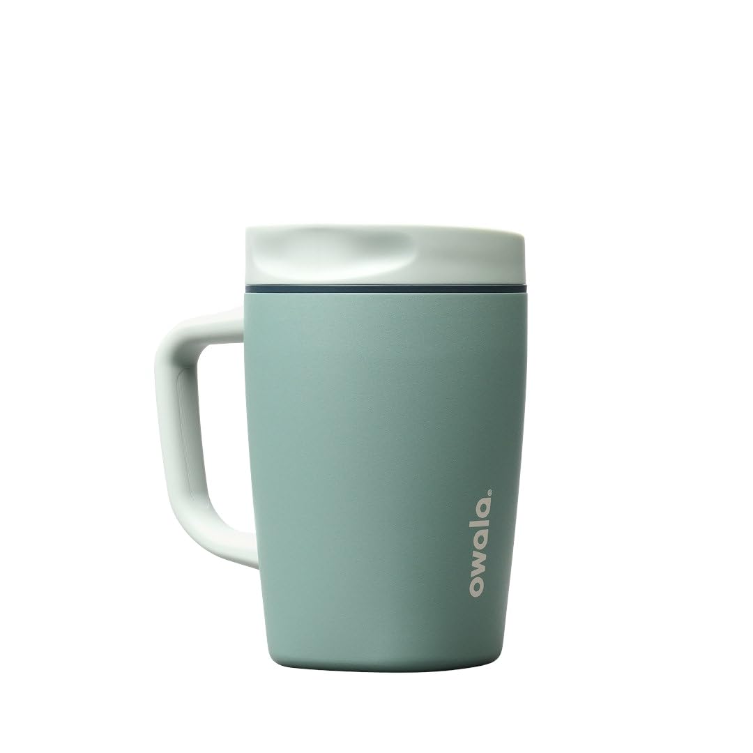 Owala SmoothSip Slider 12oz 附把手隔熱旅行馬克杯 Joshua Tree