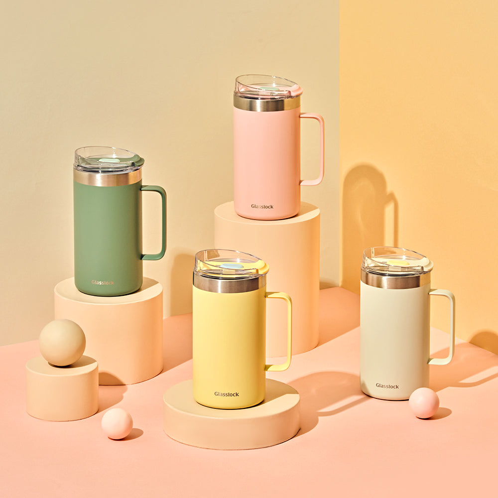 Glasslock 新款手握不鏽鋼杯 三款尺寸
