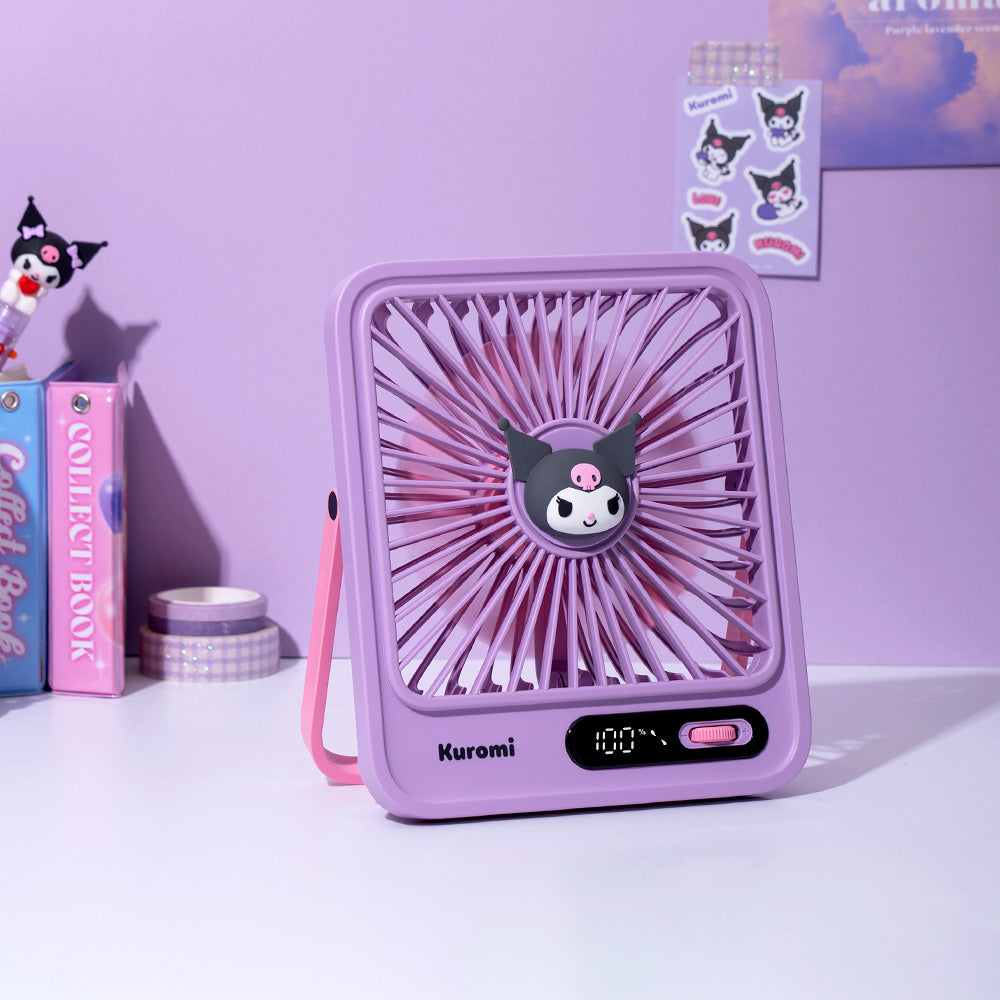 Sanrio Characters 無線充電桌面風扇 Kuromi 桌扇