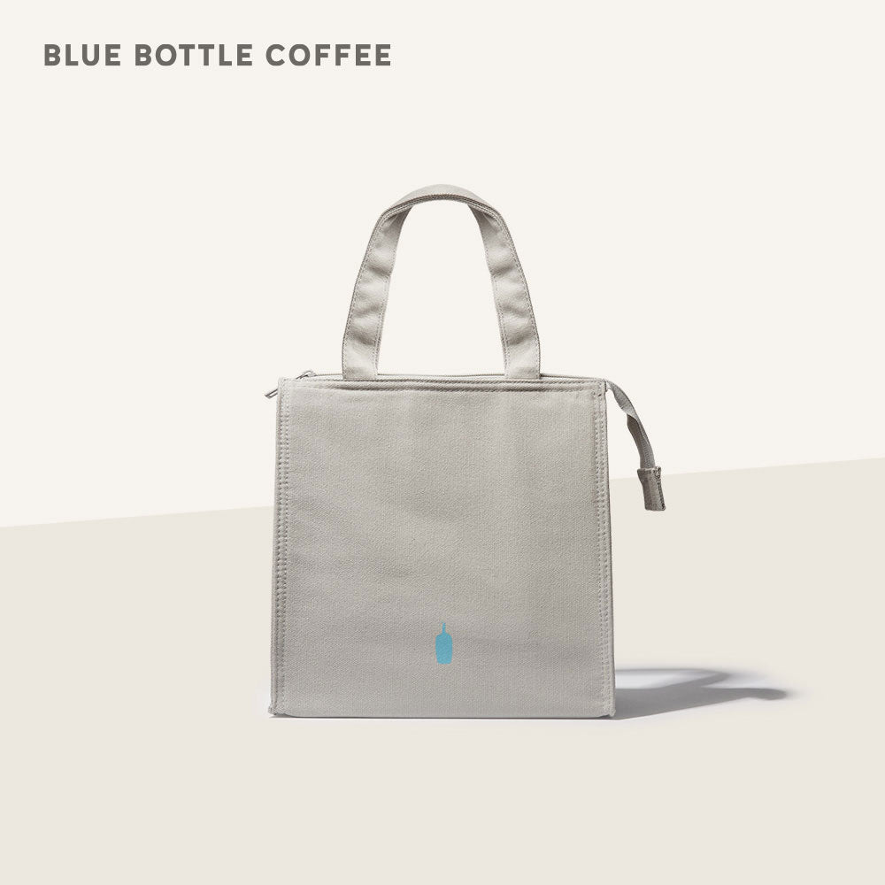 BLUE BOTTLE COFFEE 灰色棉質保冷袋
