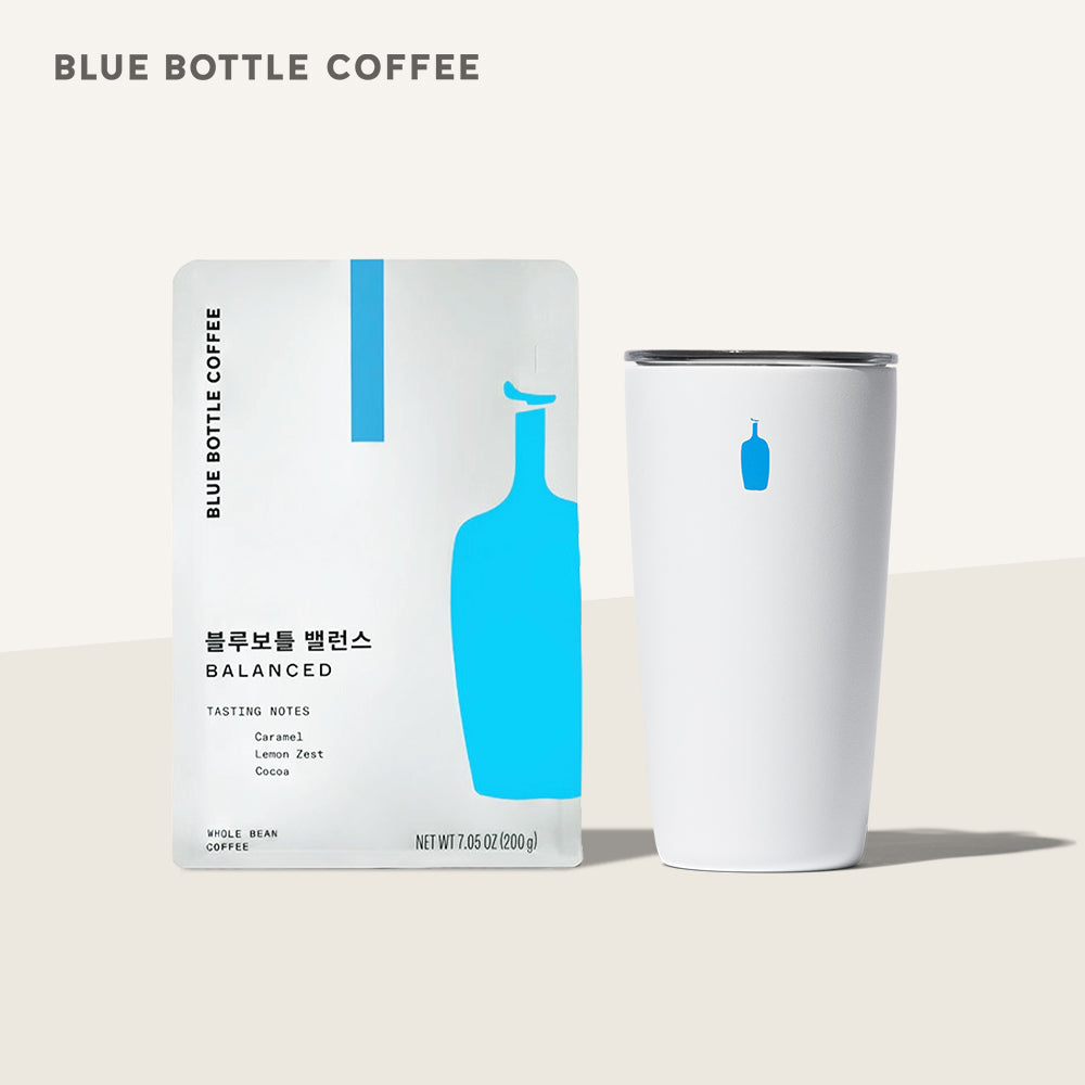 BLUE BOTTLE COFFEE 藍瓶咖啡混合豆 200g + 通勤杯 16oz