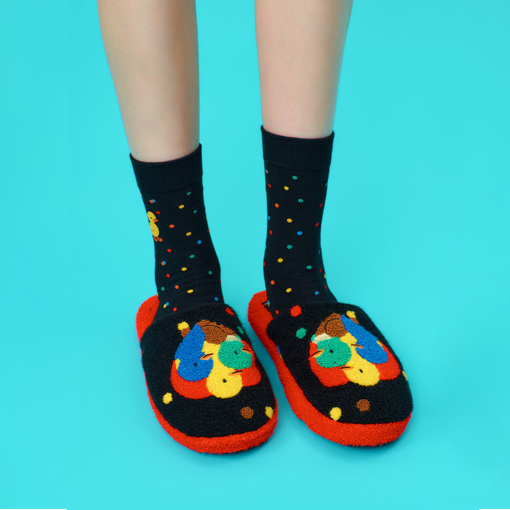 wiggle wiggle 毛巾家居拖鞋 細節展示