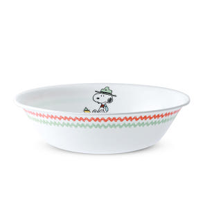 Corelle 康寧餐具 史努比露營 系列圓形碗1件裝