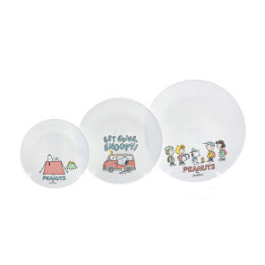 Corelle 康寧餐具史努比露營款 餐具組3件裝