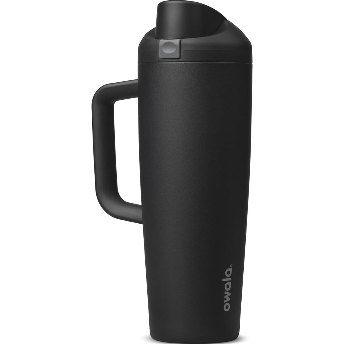 Owala FreeSip Tumbler 不鏽鋼保溫吸管杯 連杯柄 30oz 887ml Very, Very Dark