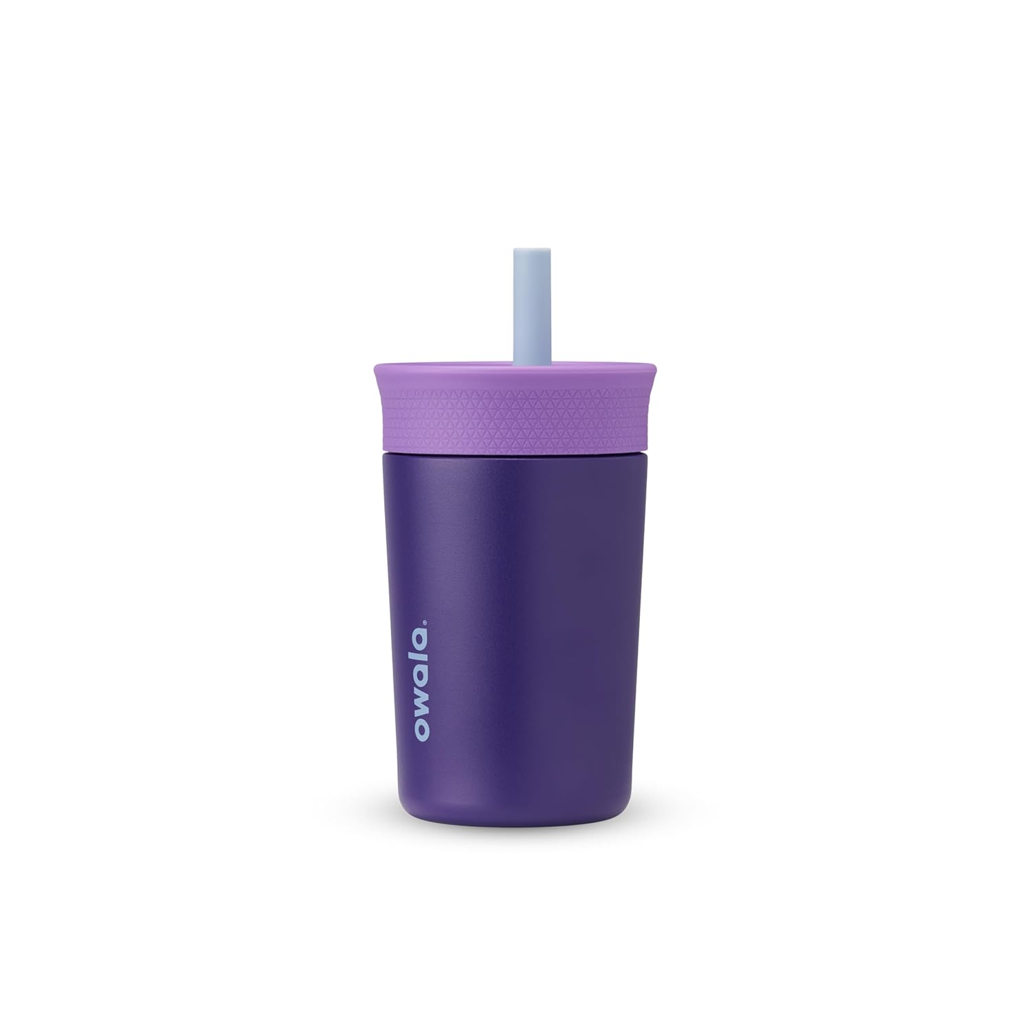 Owala 12oz 355ml 兒童不鏽鋼吸管杯 Purple