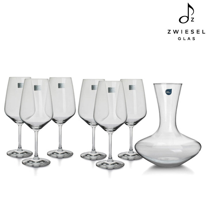 Schott Zwiesel 典雅紅酒醒酒器套裝（6 個紅酒杯 + 1 個醒酒器）
