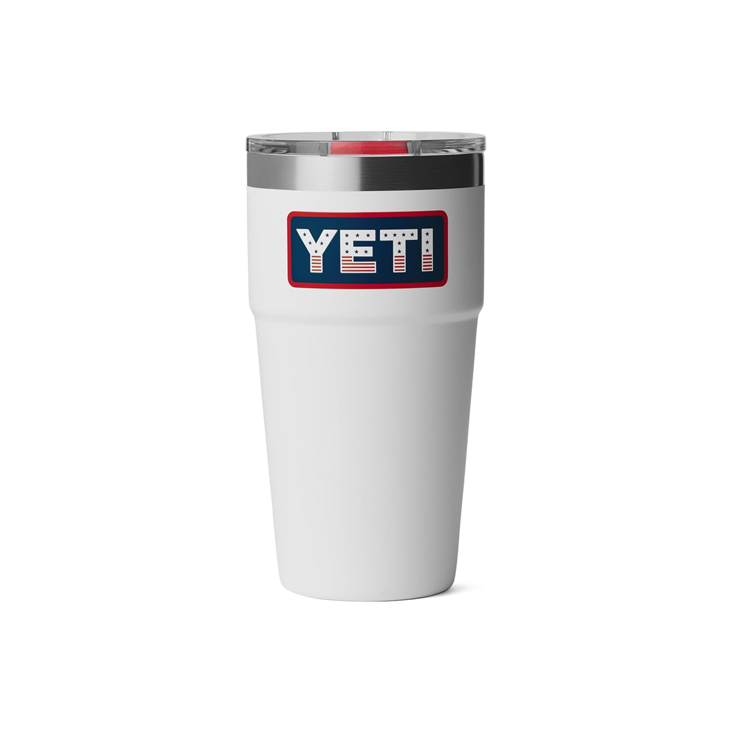YETI 20oz不鏽鋼保溫杯 White/Badge