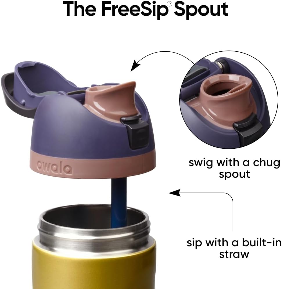 Owala FreeSip 不鏽鋼保溫吸管水瓶 24oz Bold Move