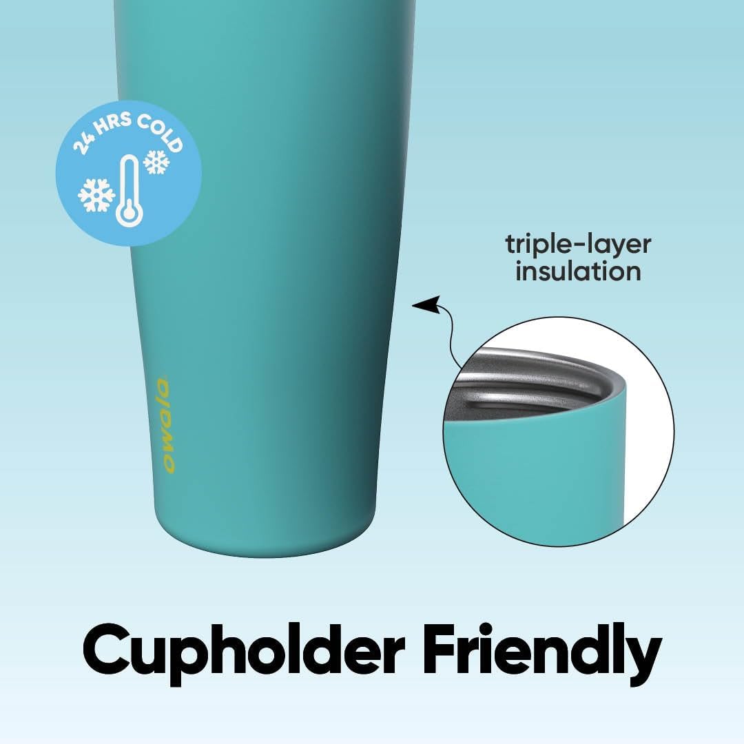 Owala FreeSip Tumbler 不鏽鋼保溫吸管杯 連杯柄 40oz 1.18L Summer Sweetness