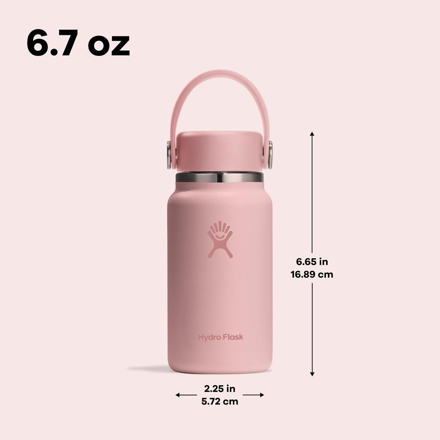 Hydro Flask 200ml 6.7oz 迷你保溫瓶 Trillium Pink