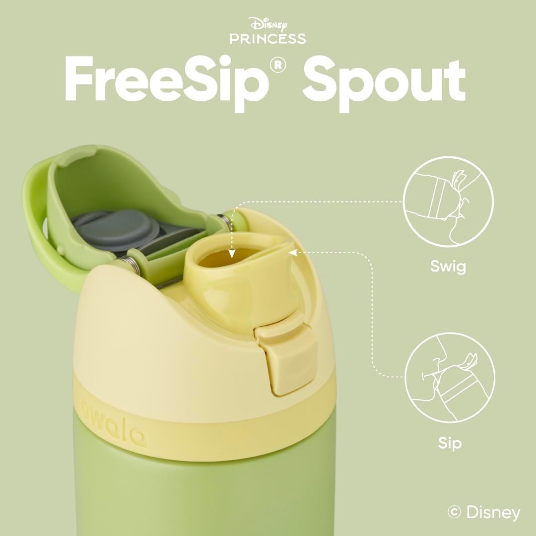 Owala Disney Princess FreeSip 不鏽鋼保溫吸管水瓶 24oz Tiana