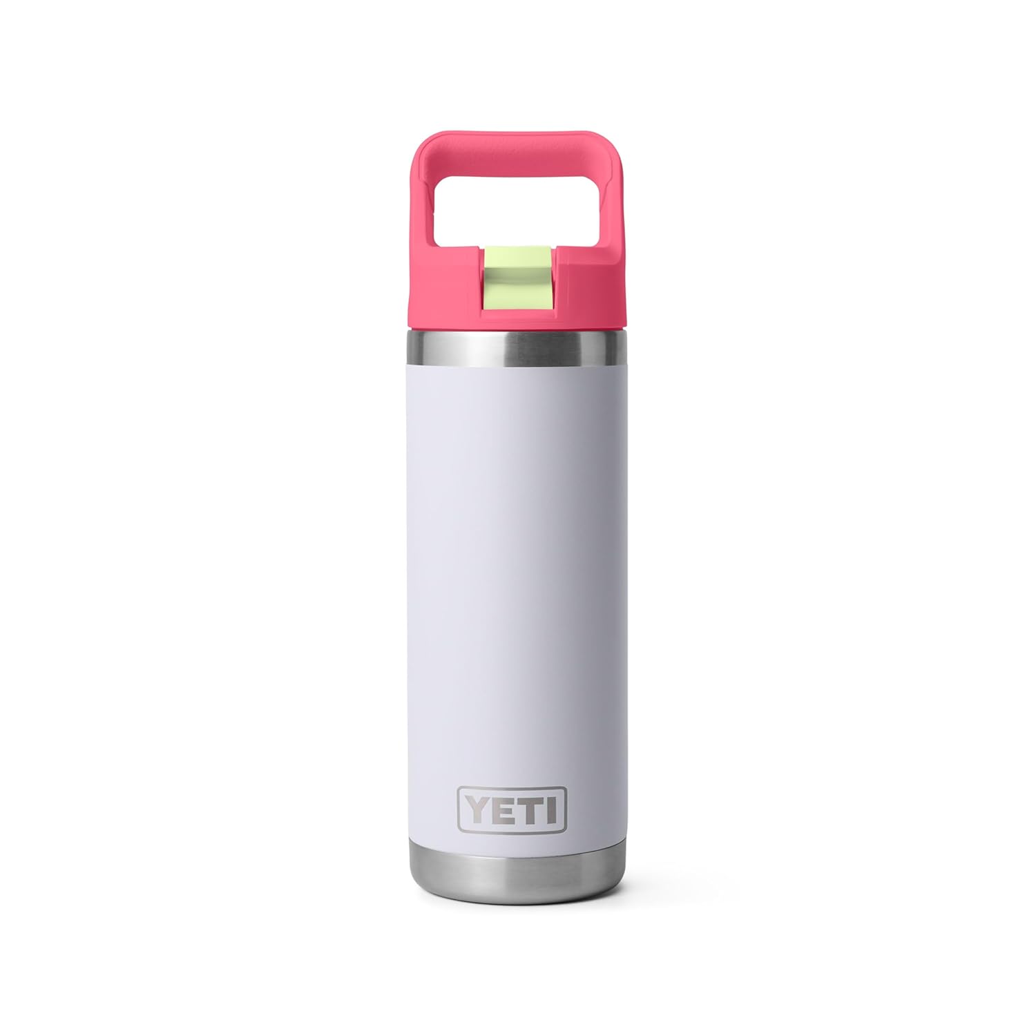 YETI 水曜系列 18 oz 不鏽鋼真空保溫杯-彩色匹配吸管蓋 橘粉色 Mist