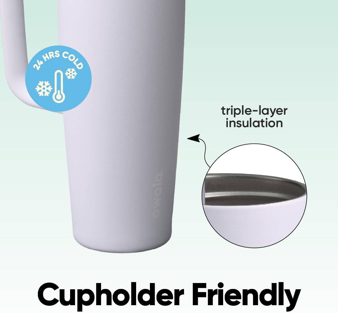 Owala FreeSip Tumbler 不鏽鋼保溫吸管杯 連杯柄 30oz 887ml Open Air