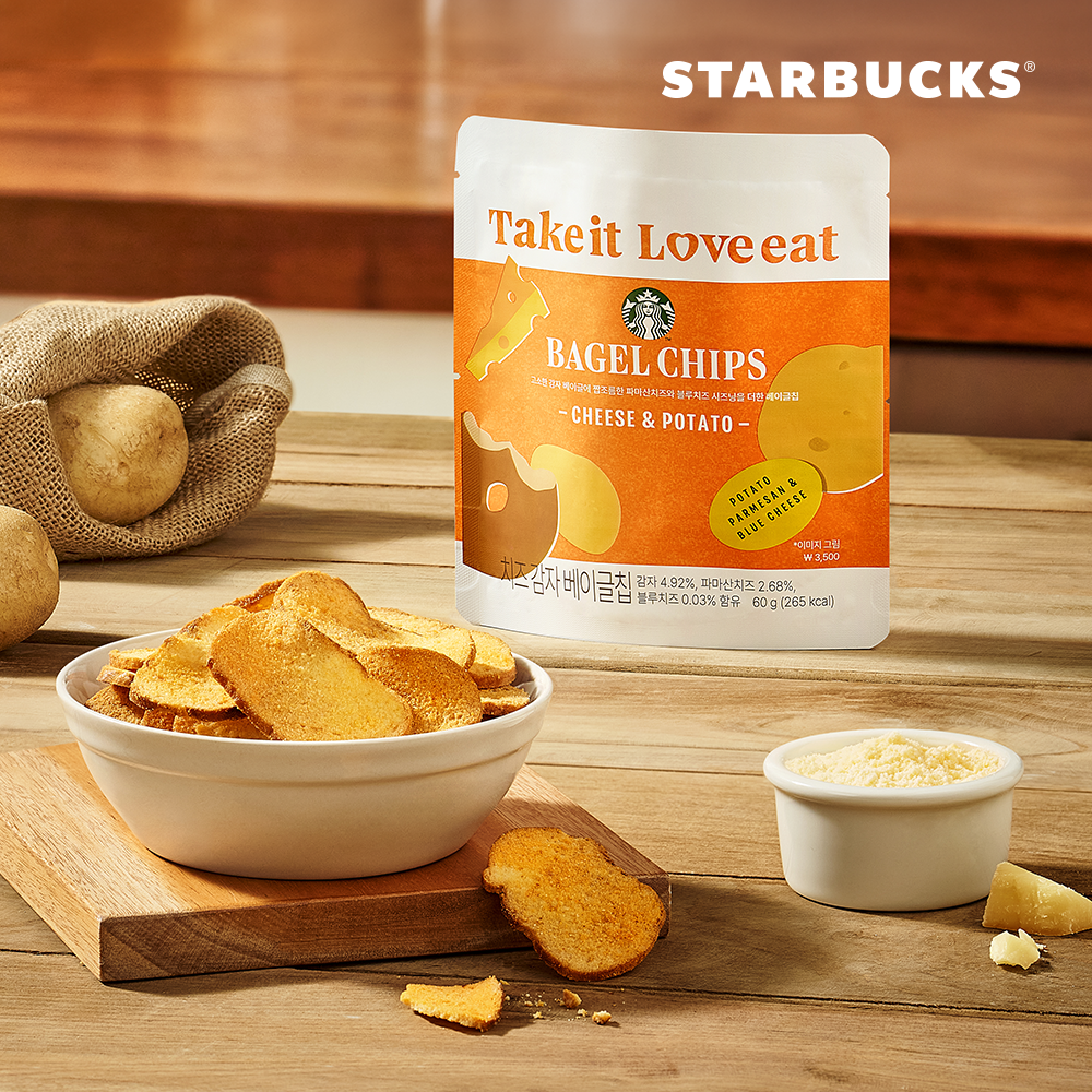 Starbucks 星巴克芝士土豆貝果片 3 件裝