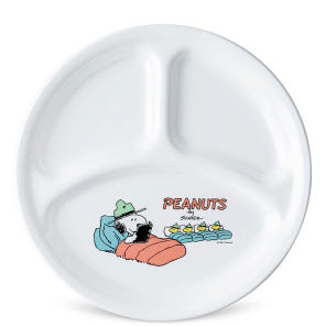 Corelle 康寧餐具史努比 Camping 三隔盤1件裝