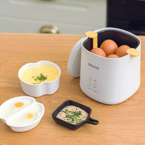 BRUNO EggBoiler 多功能蒸蛋器 白色