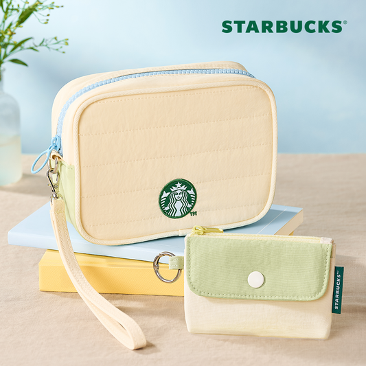 starbucks 星 巴克 晴天系列 手拿包 卡片錢包 綠色