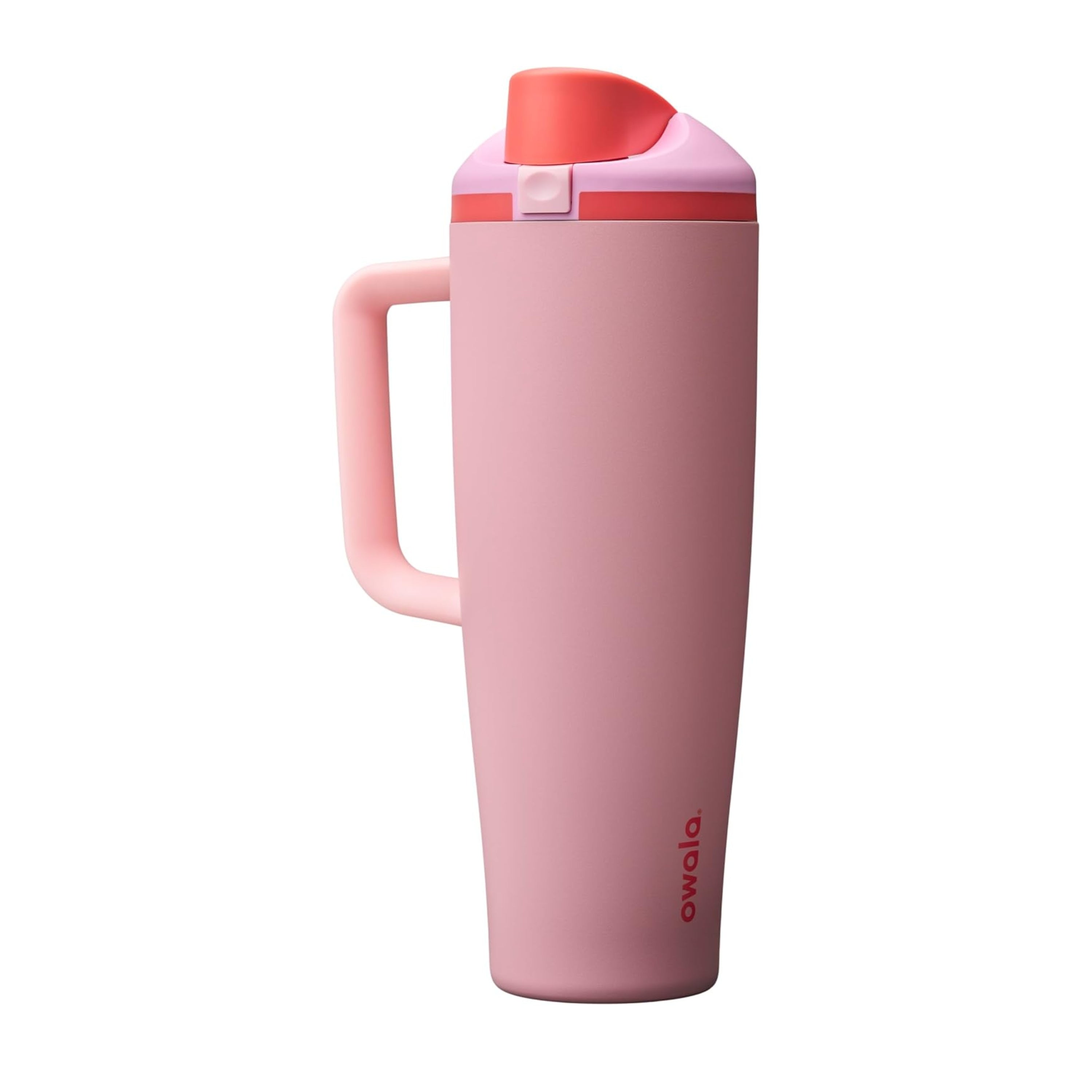 Owala FreeSip Tumbler 不鏽鋼保溫吸管杯 連杯柄 40oz 1.18L Angel Food Cake