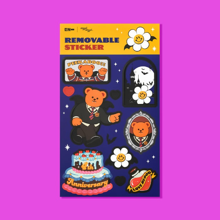 wiggle wiggle ENHYPEN 可移除貼紙 Wiggle Bear 產品展示
