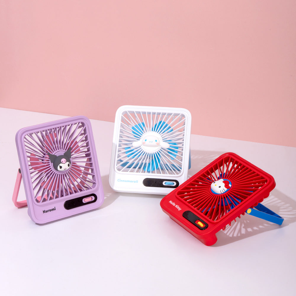 Sanrio Characters 無線充電桌面風扇 Kuromi 桌扇