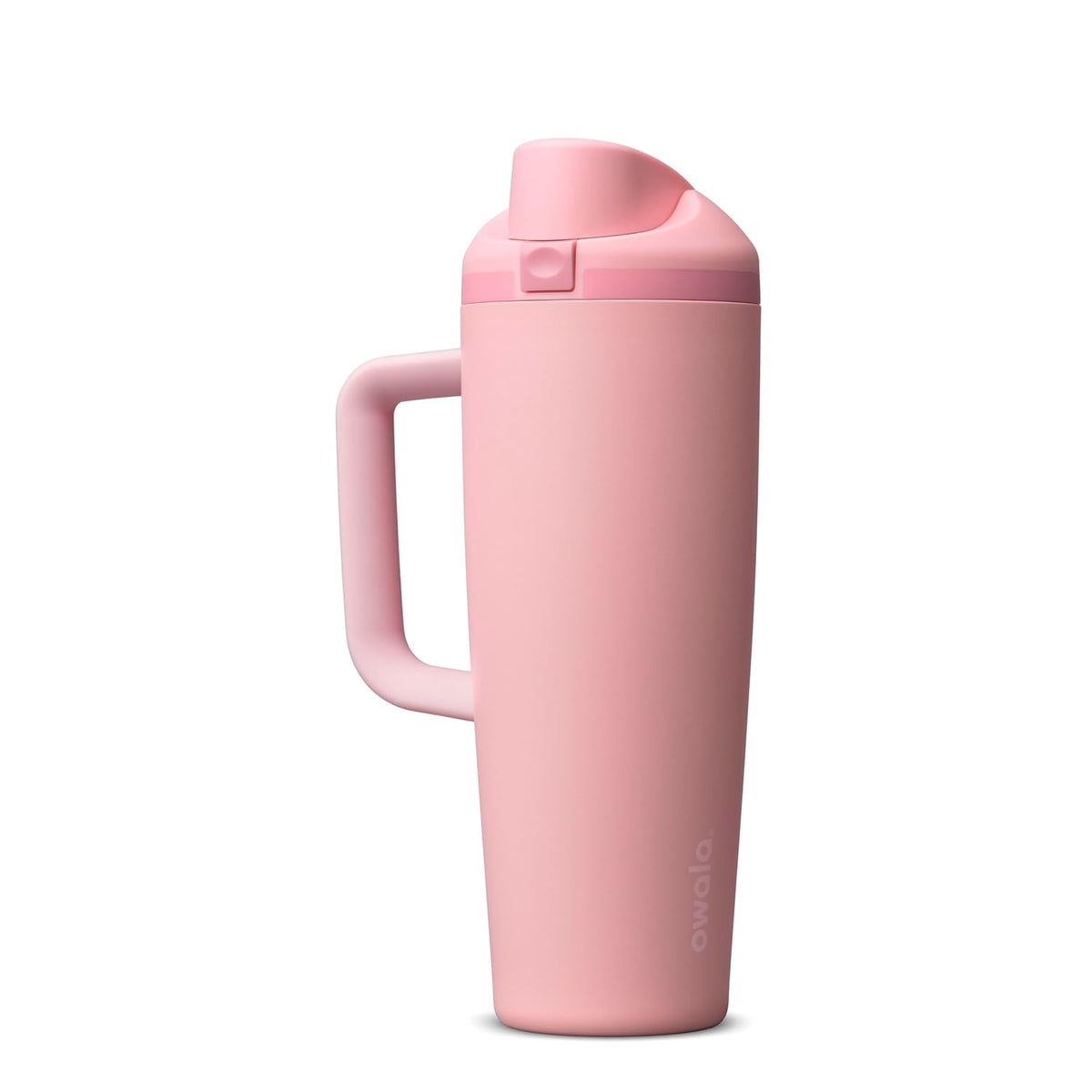 Owala FreeSip Tumbler 不鏽鋼保溫吸管杯 連杯柄 30oz 887ml Rose Quartz